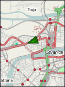Screenshot - mapa OpenStreetMap